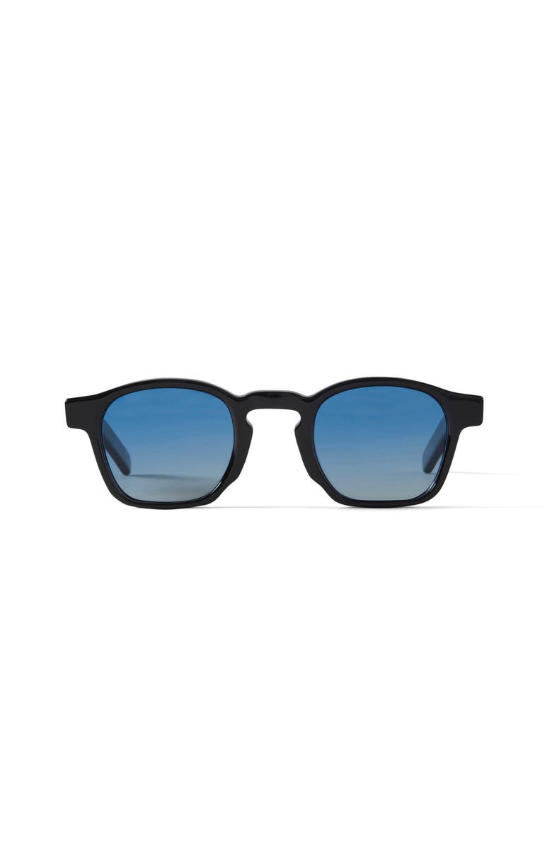 French Kiwis Eyewear Enzo Sunglasses, Main, color, Black
