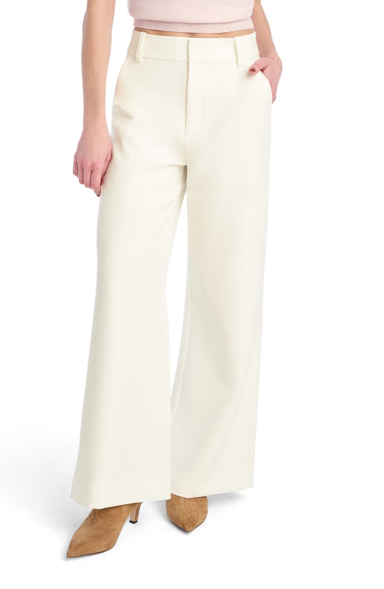 Favorite Daughter The Jones Wide Leg Pants, Main, color, Pearl