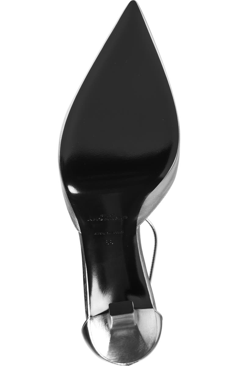 Givenchy G-Lock Pointed Toe Platform Pump, Alternate, color, Silvery