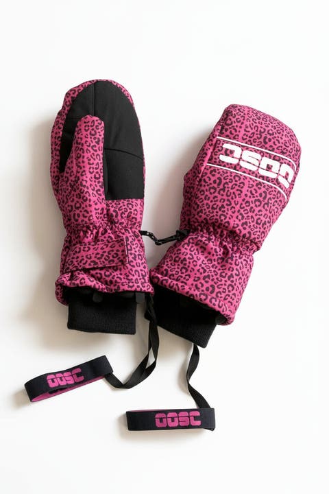 1987 PrimaLoft® V2 Ski & Snowboard Mitt - Pink Leopard