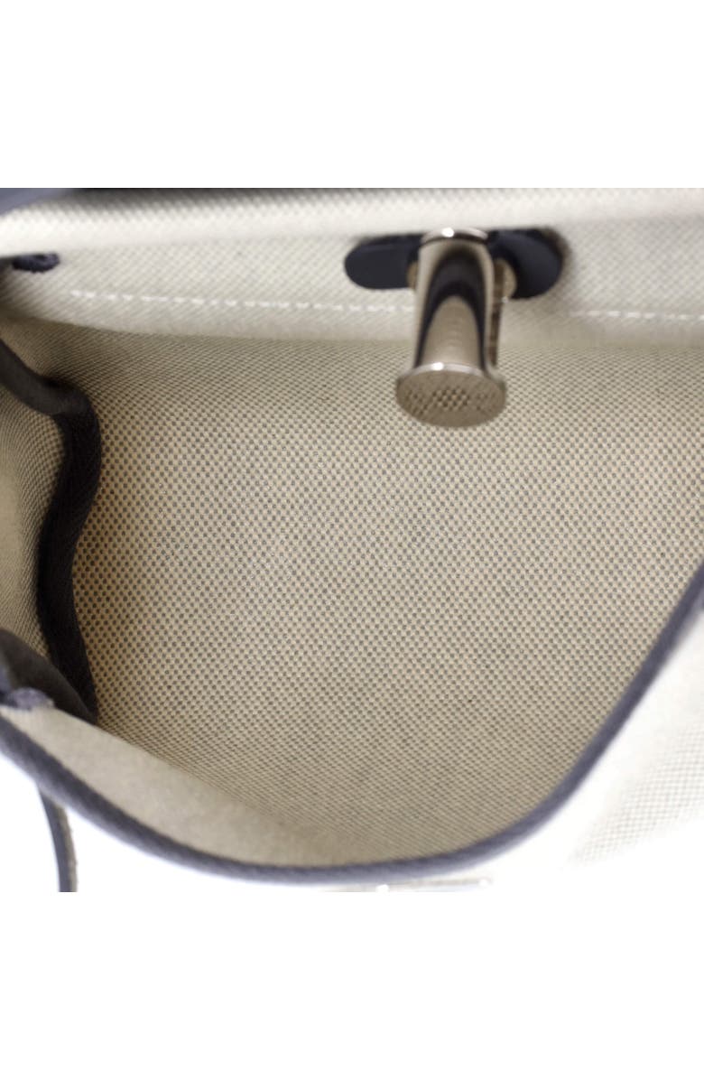 Pre-Owned Hermes Herbag Zip Toile and Leather 20, Alternate, color, Gris Pantin