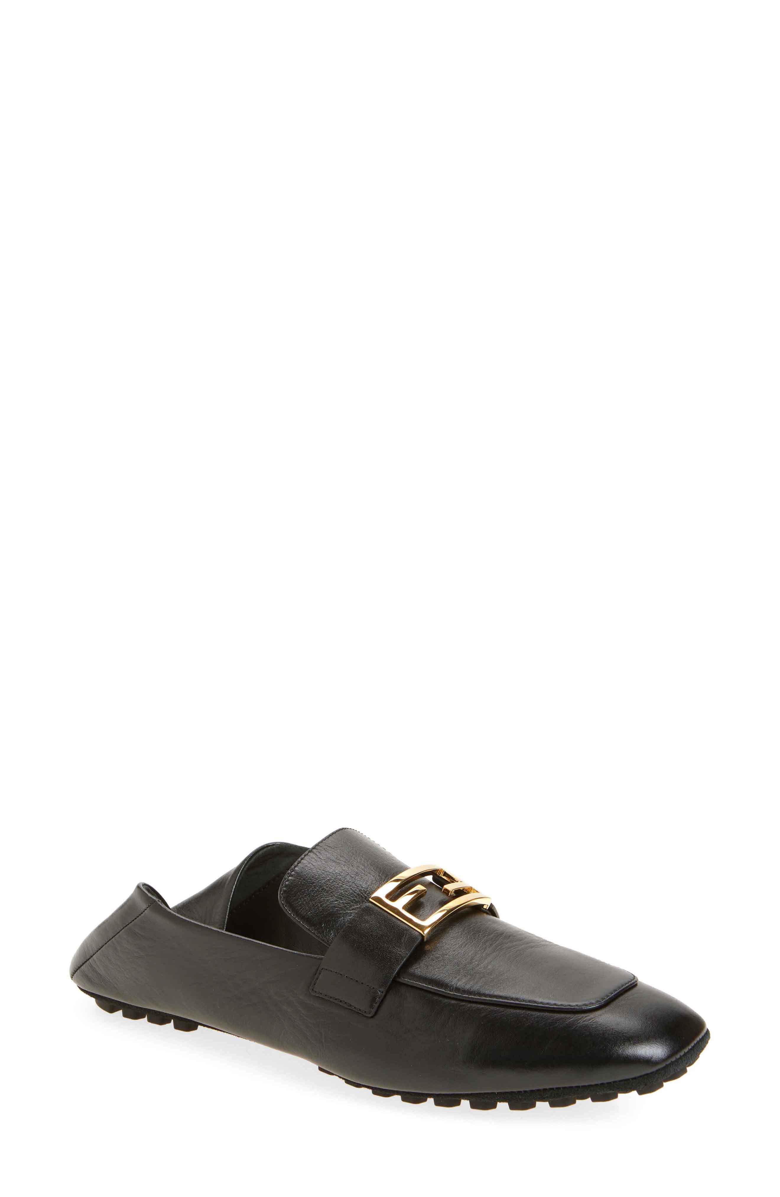 Fendi Baguette Driving Loafer, Alternate, color, 