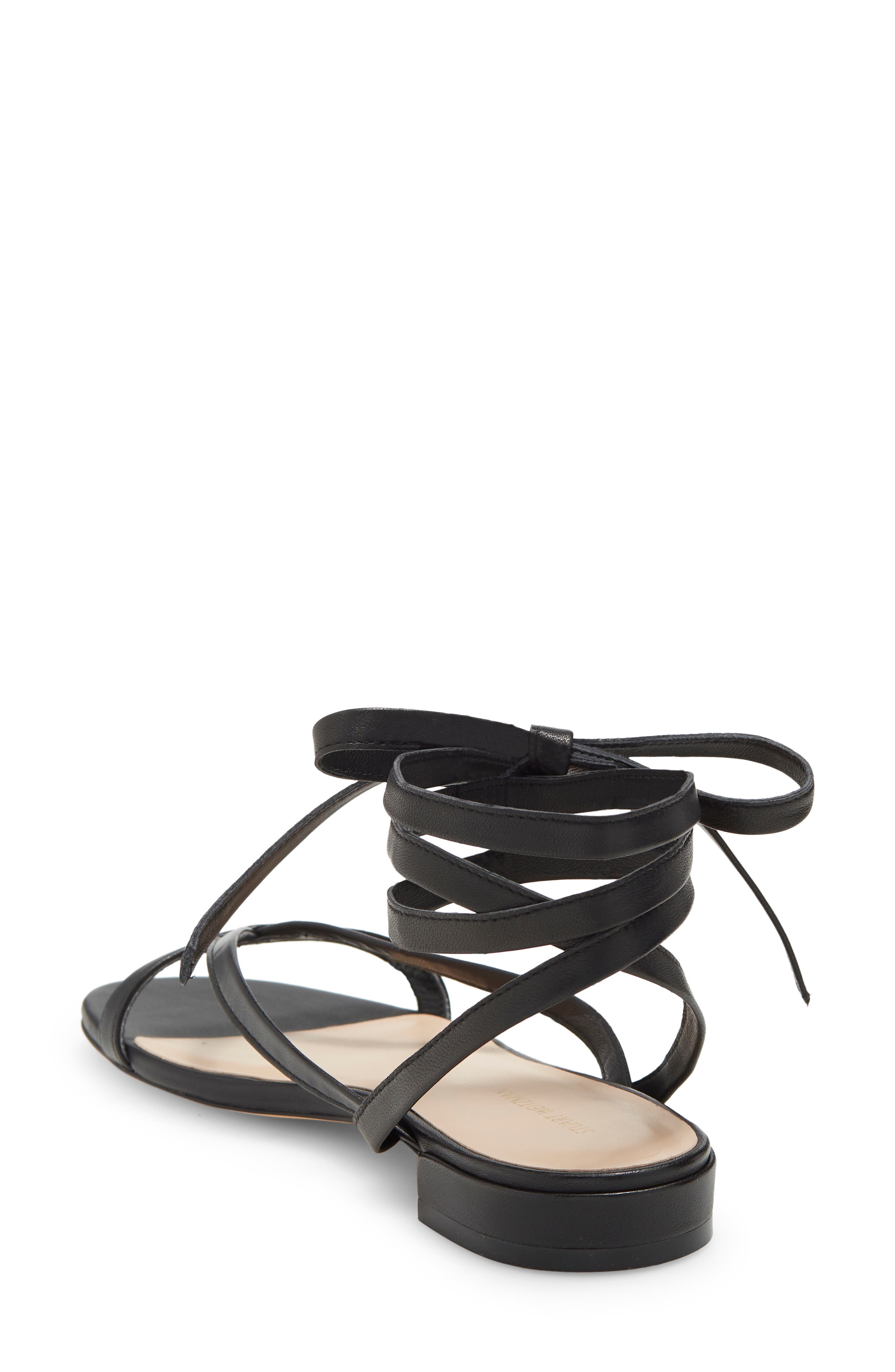 Stuart Weitzman Anita Lace-Up Sandal, Alternate, color, 