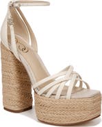 Sam Edelman Kade Ankle Strap Espadrille Platform Sandal