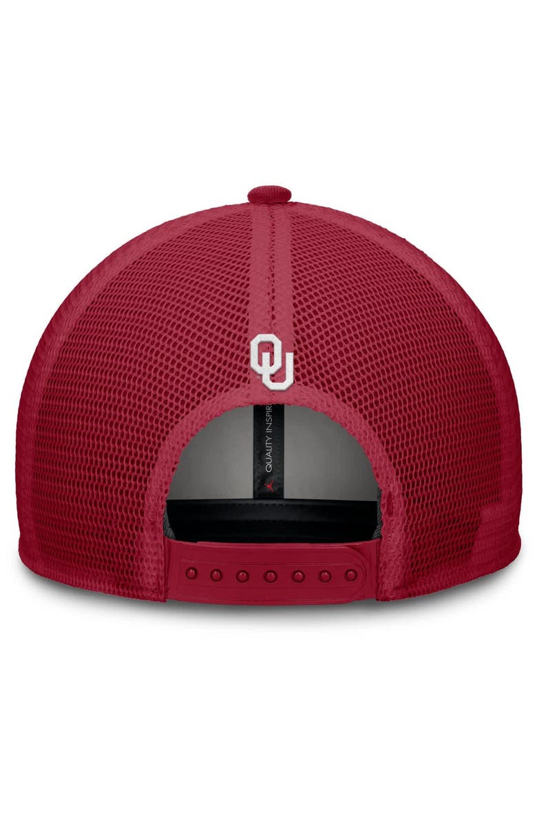 Jordan Brand Men's Jordan Brand Crimson Oklahoma Sooners Rise Adjustable Hat, Alternate, color, Crimson
