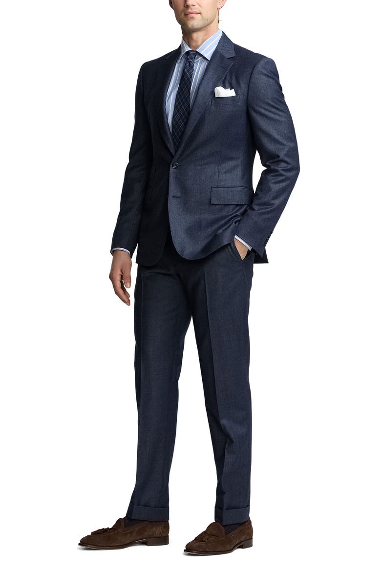 Plaid Silk Tie, Alternate, color, NAVY
