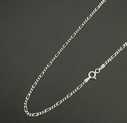 Dontello Gian Sterling Silver Thin Pendant Necklace In Silver