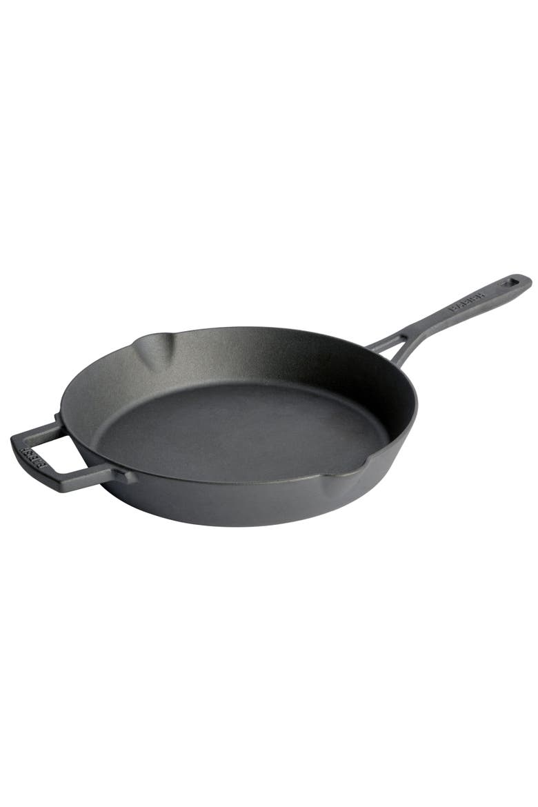 Cast Iron Preseasoned Skillet, 12 Inch, Main, color, Black