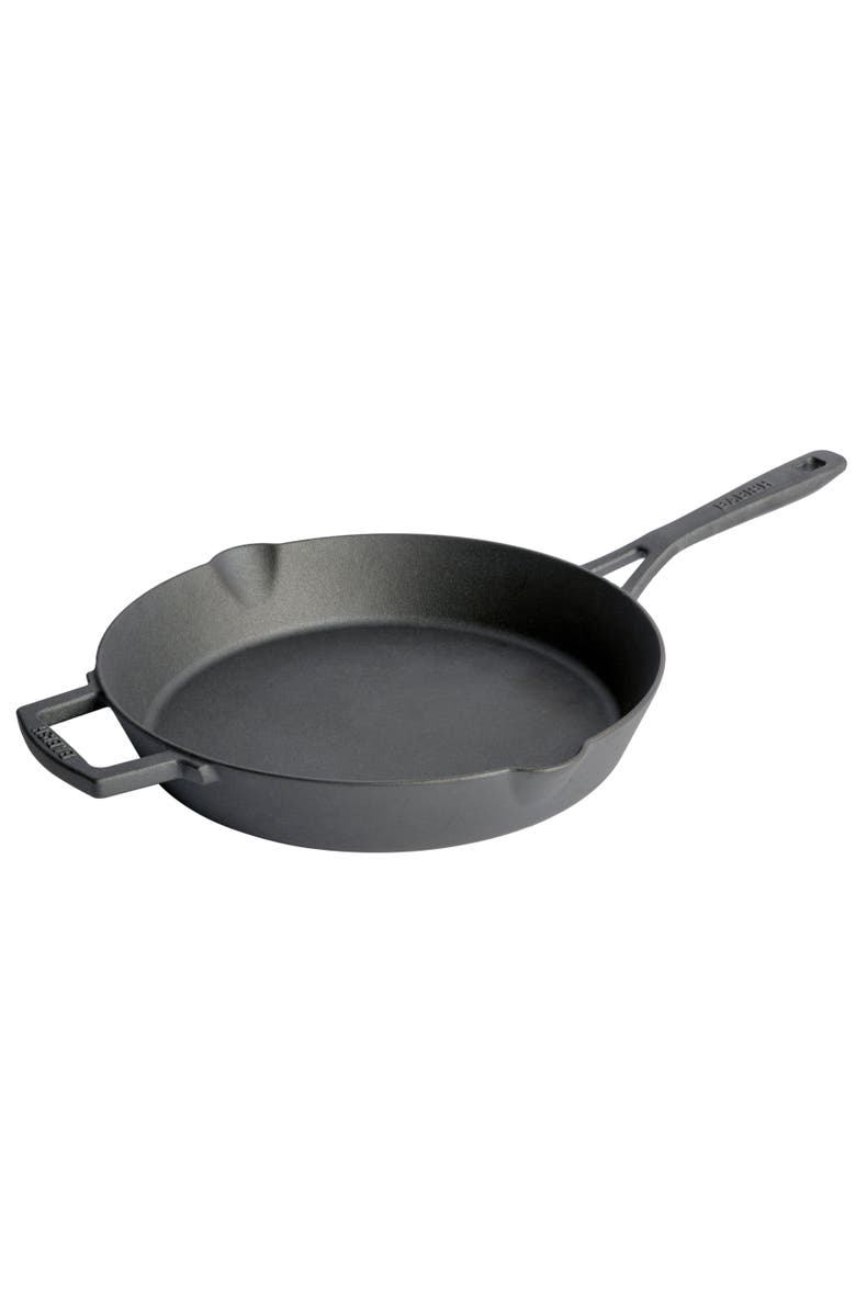 Babish Cast Iron Preseasoned Skillet, 12 Inch, Main, color, Black
