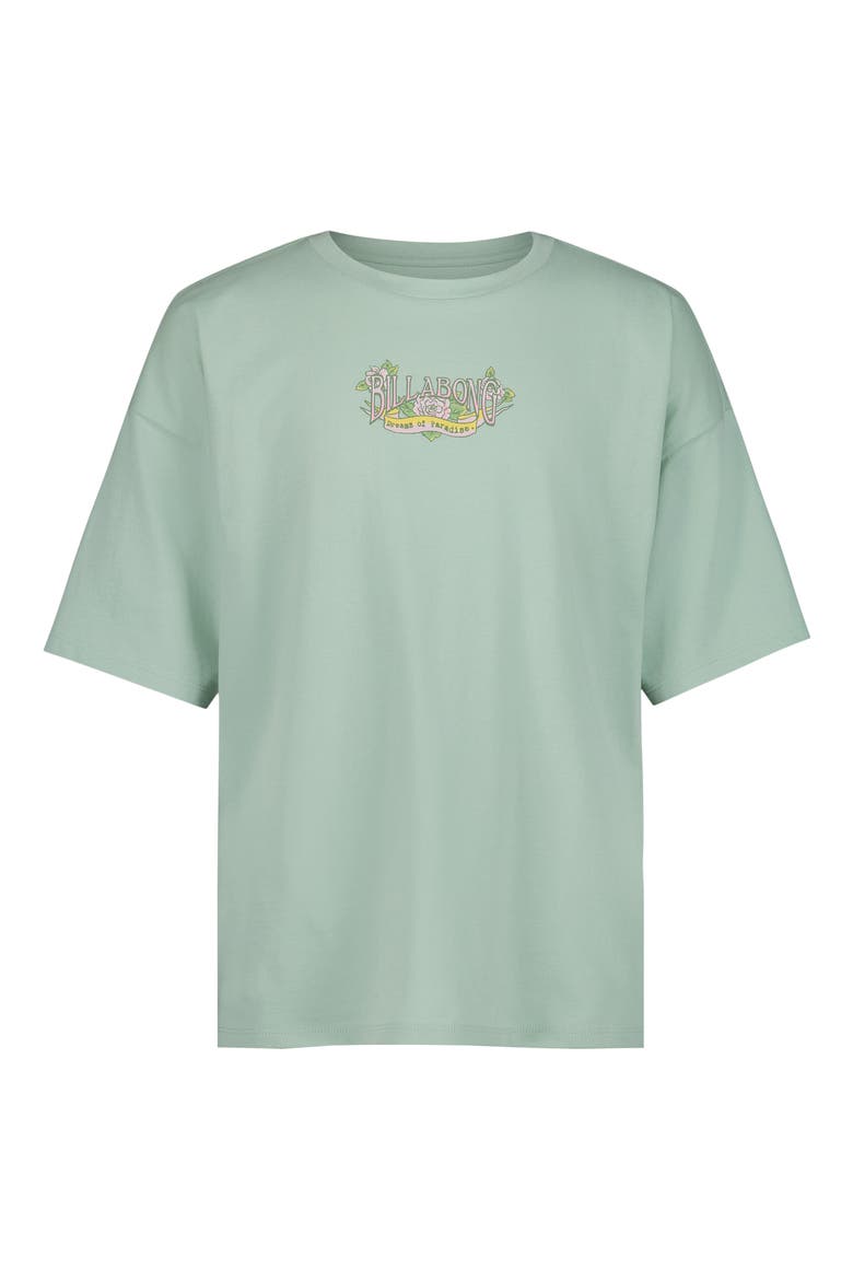 Kids' Dreams of Paradise Graphic T-Shirt, Main, color, IVORY/ GREEN