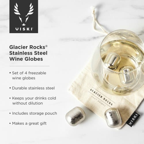 Viski Glacier Rocks Wine Globes