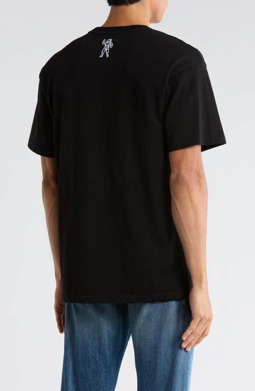 Billionaire Boys Club Space Beach Graphic Short Sleeve T-shirt In Black