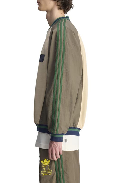 Adidas X Braindead Gender Inclusive Colorblock Graphic Sweatshirt