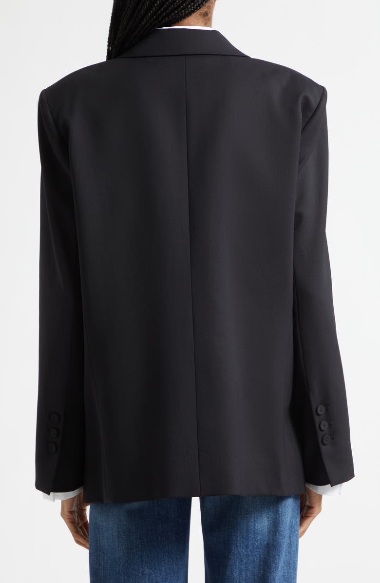 TWP Harper Double Breasted Tuxedo Jacket, Alternate, color, Black