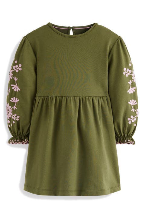 Kids' Broderie Sleeve Dress