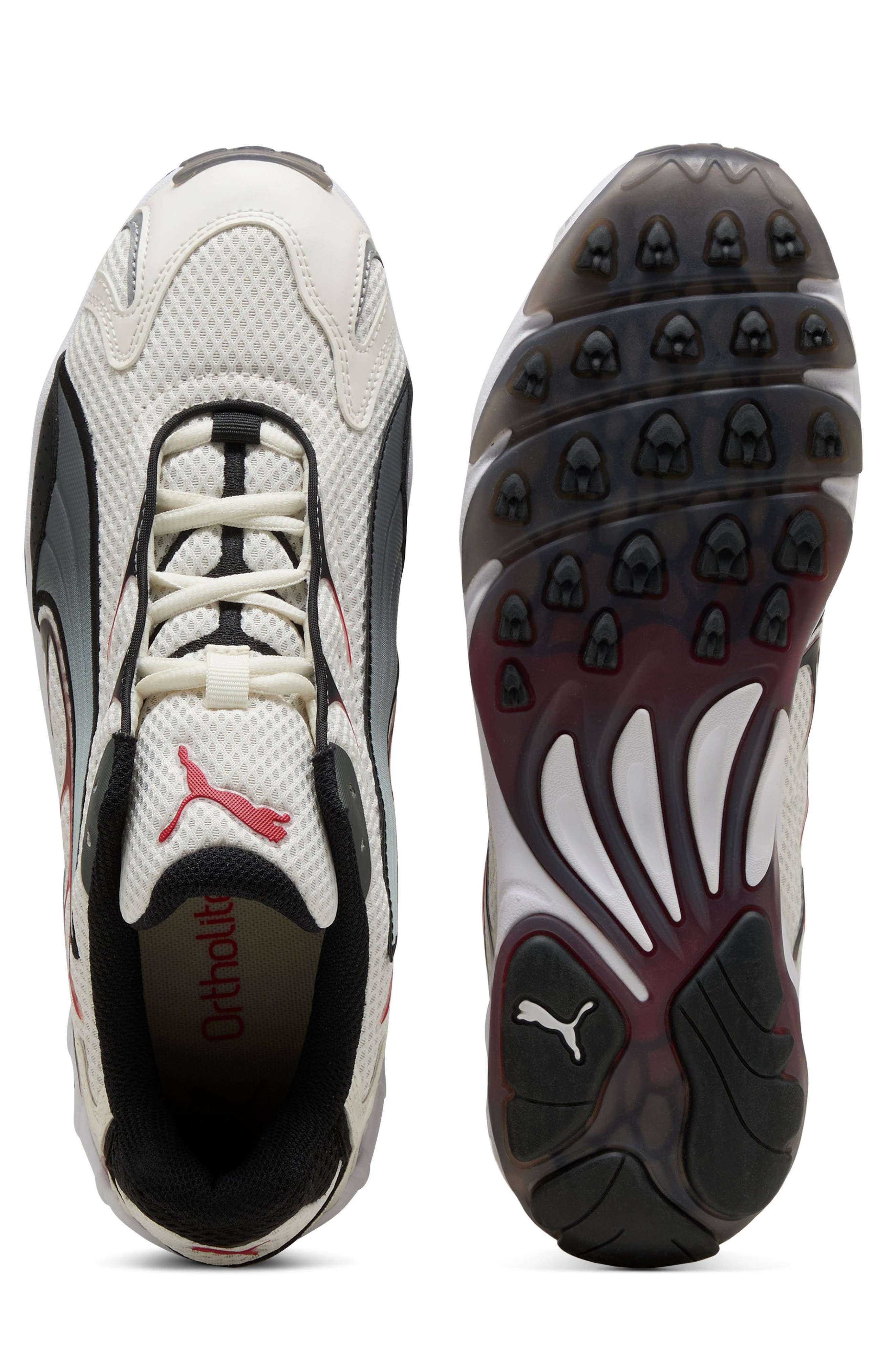 Inhale Sneaker, Alternate, color, WARM WHITE/ FOR ALL TIME RED