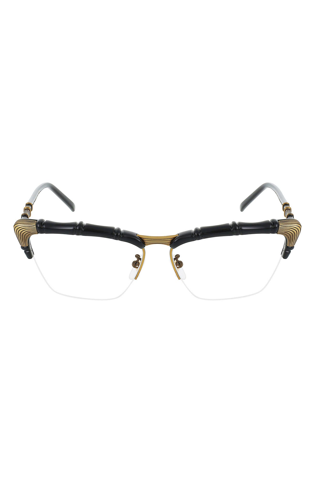 Gucci 58mm Novelty Square Optical Glasses