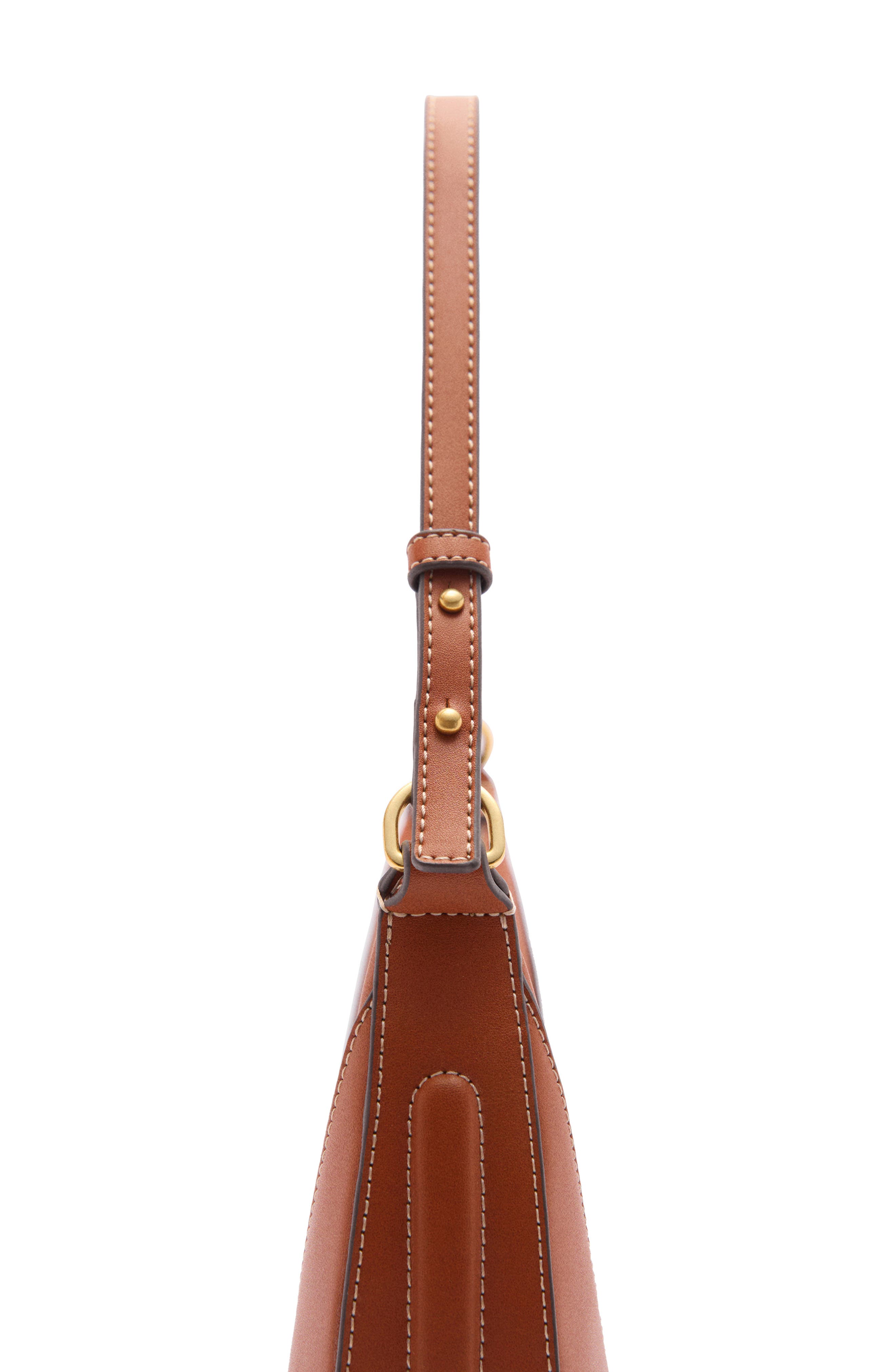 MANGO Faux Leather Shoulder Bag, Alternate, color, 