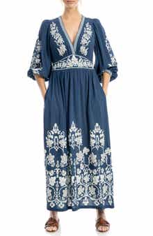 MAX STUDIO Print Maxi Dress