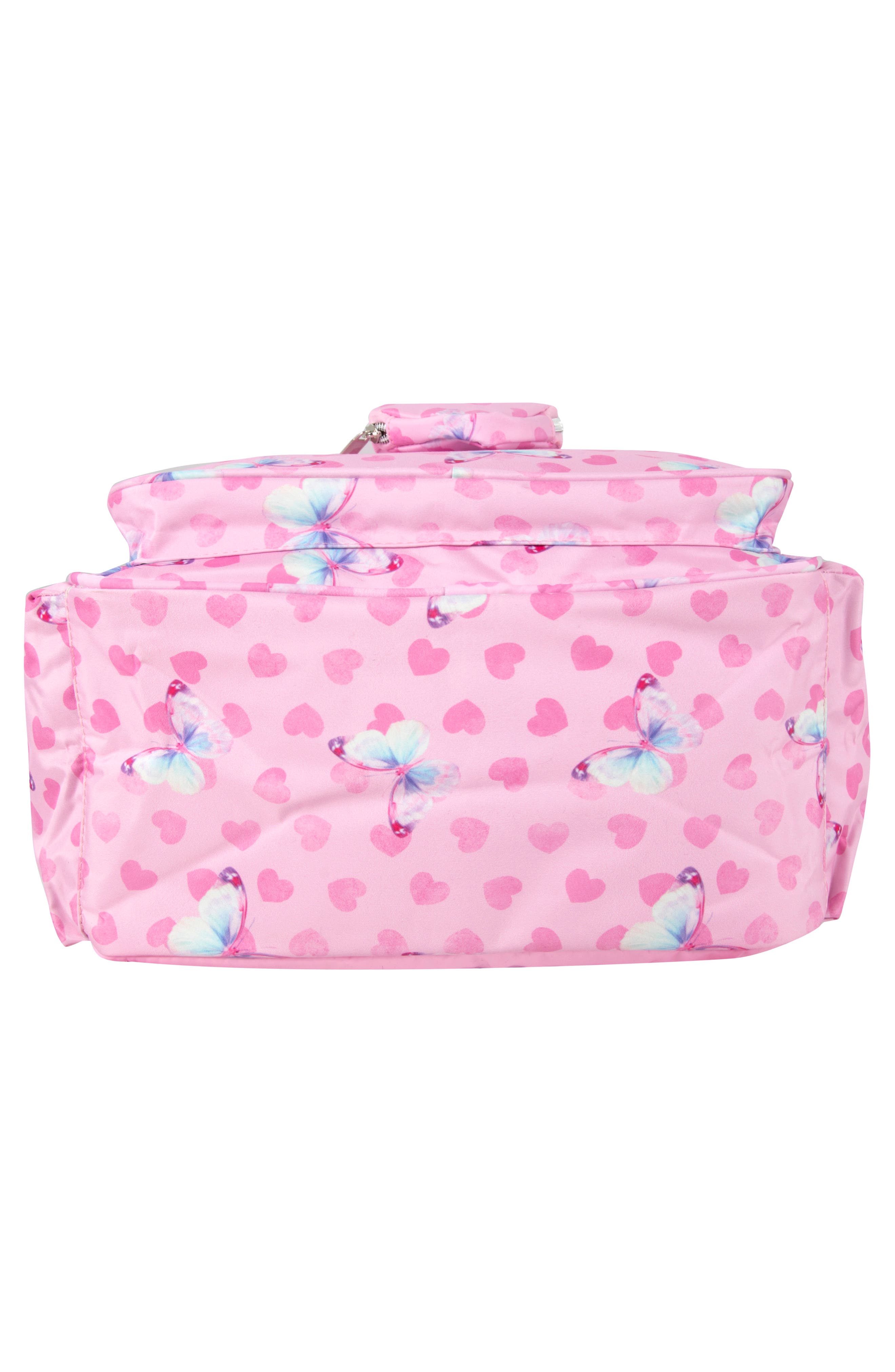 Jessica Simpson Kids' Embellished Handle Backpack, Alternate, color, Pink
