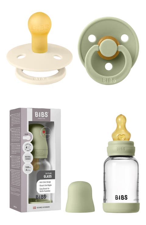 4-Ounce Glass Bottle & Pacifier Set