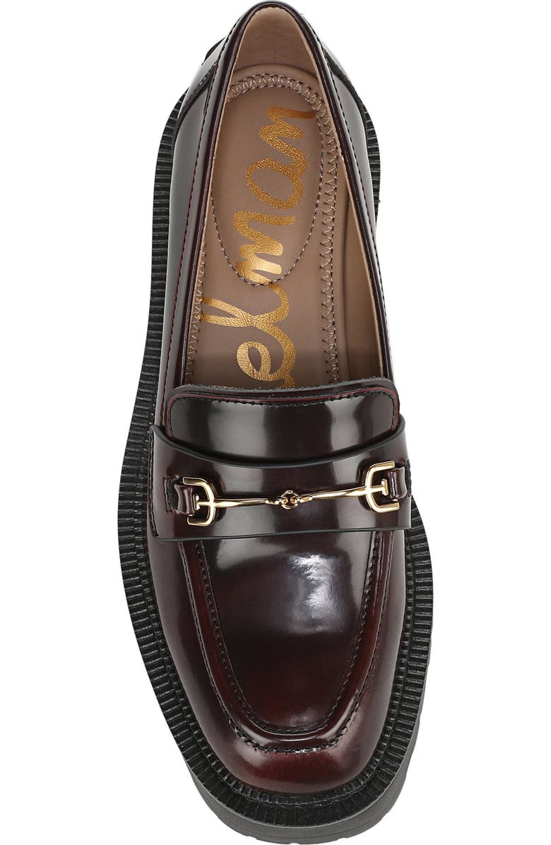 Sam Edelman Leah Platform Loafer, Alternate, color, Darkmerlot