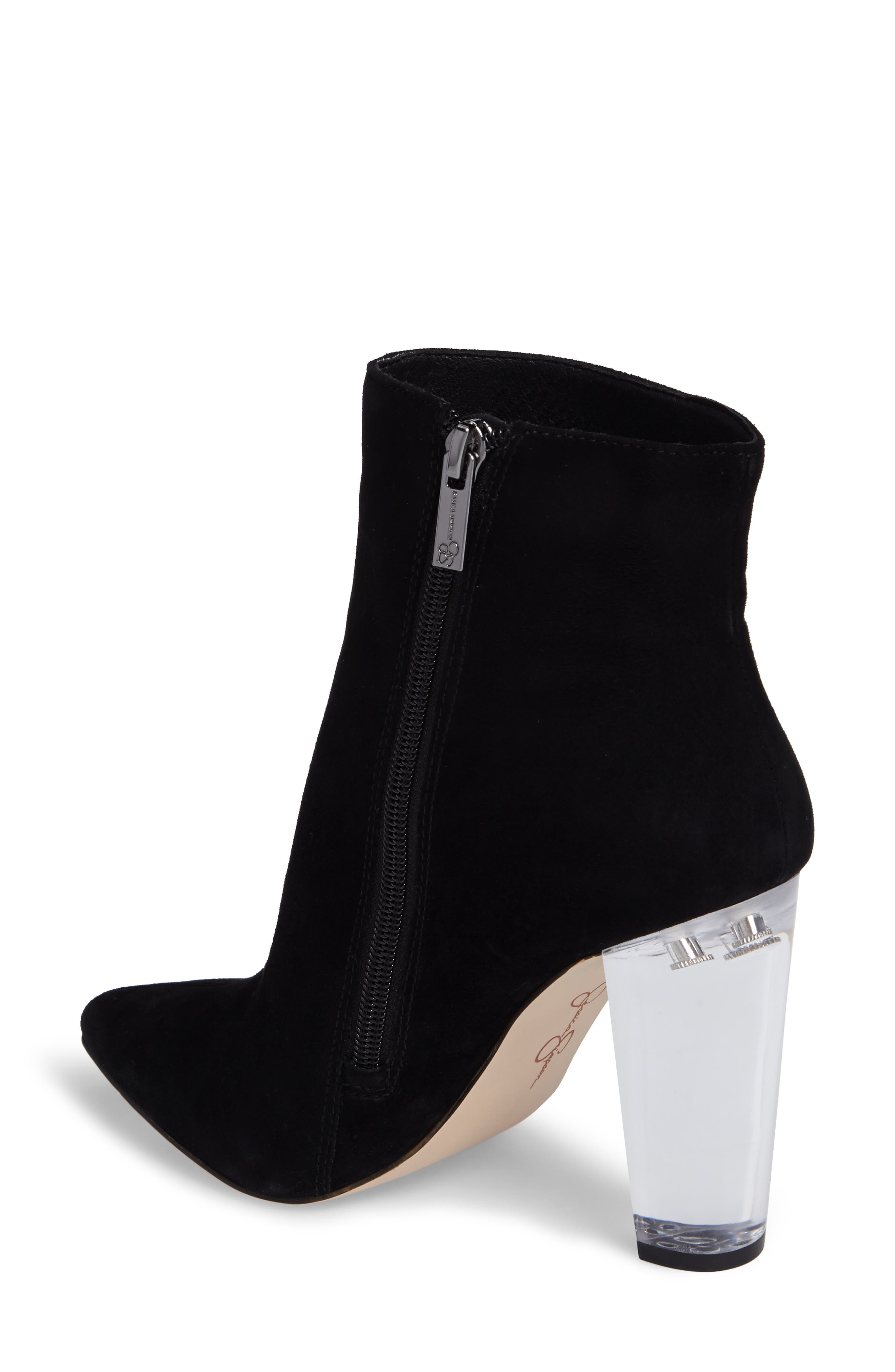 Jessica Simpson Teddi Crescent-Heel Bootie, Alternate, color, 