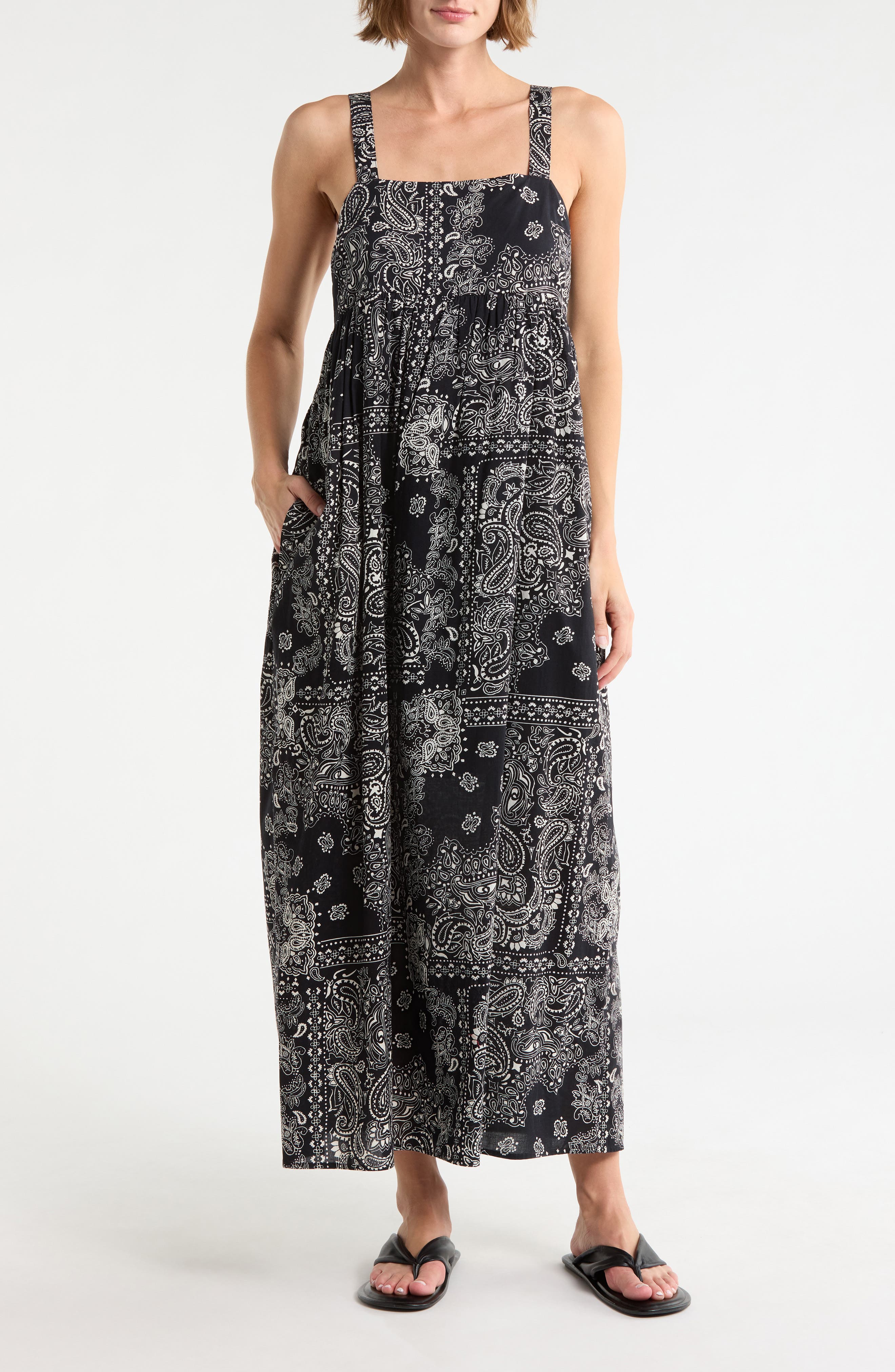 Square Neck Maxi Dress