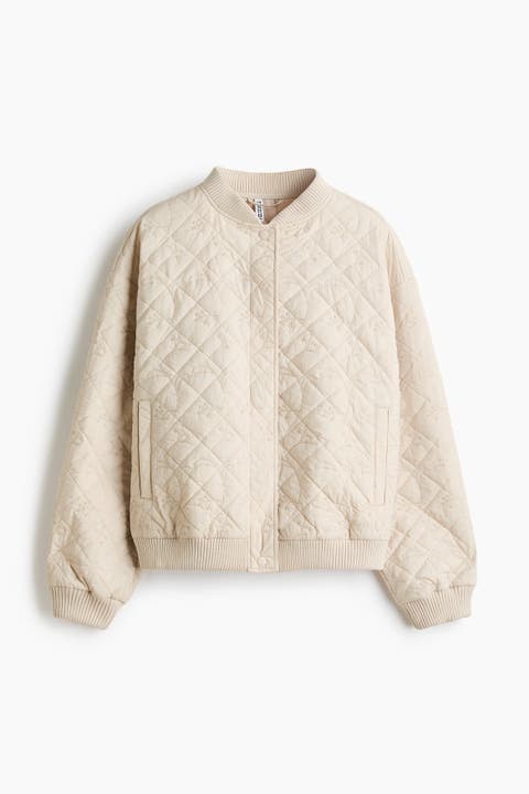 Quilted Bomber Jacket