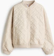 H&M Quilted Bomber Jacket