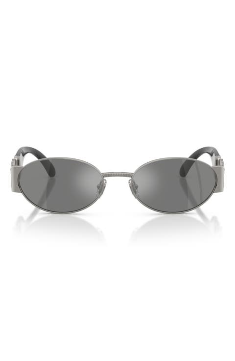 56mm Oval Sunglasses