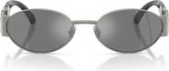 Versace 56mm Oval Sunglasses