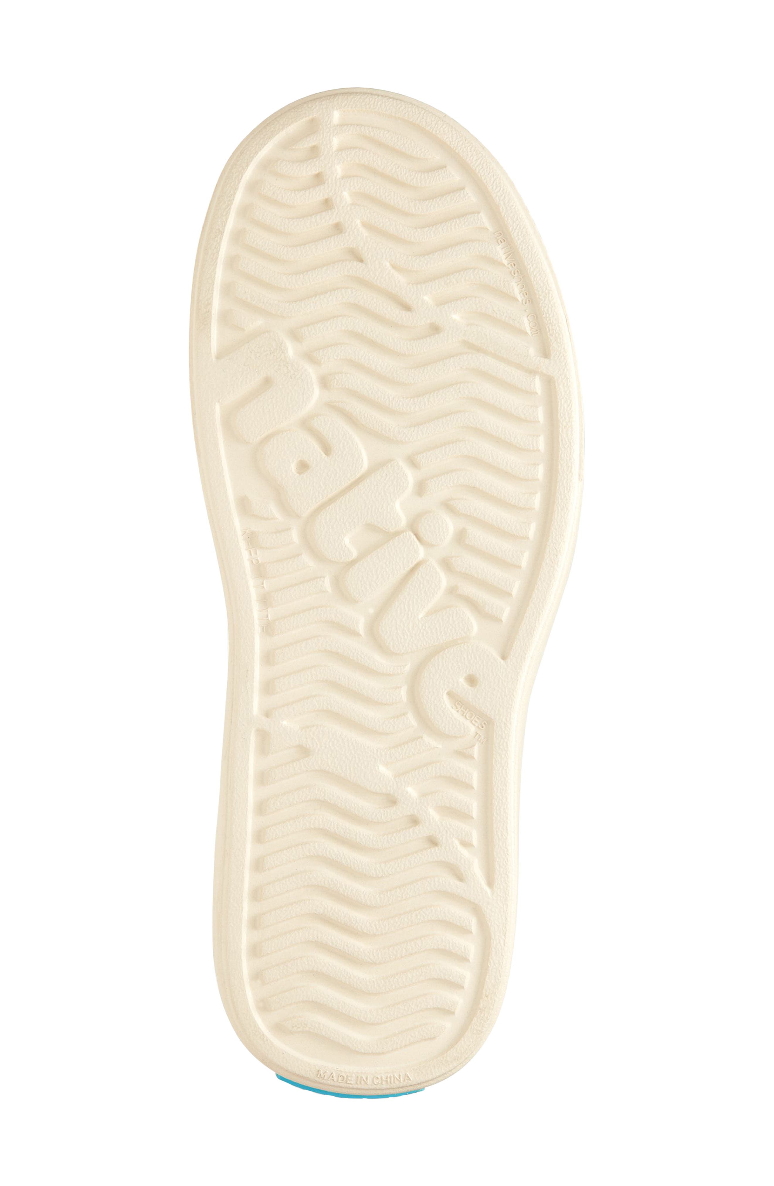 Native Shoes Mile Perforated Slip On Sneaker, Alternate, color, Bone White/ Bone White