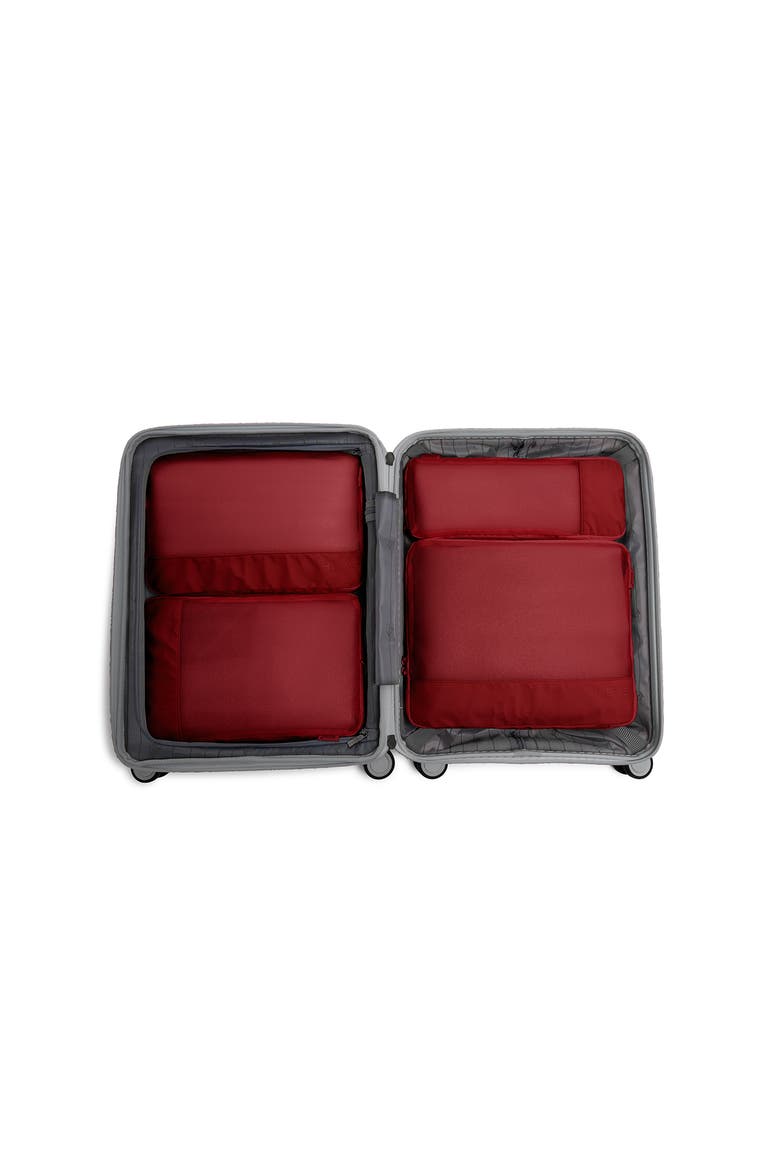 EcoTex® Compression Packing Cube 4 Piece Set, Alternate, color, Red Maple