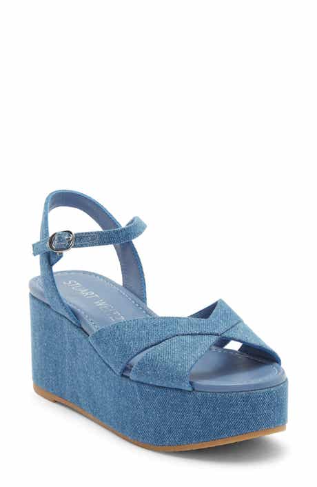 Stuart Weitzman Carmen Midi Wedge Sandal