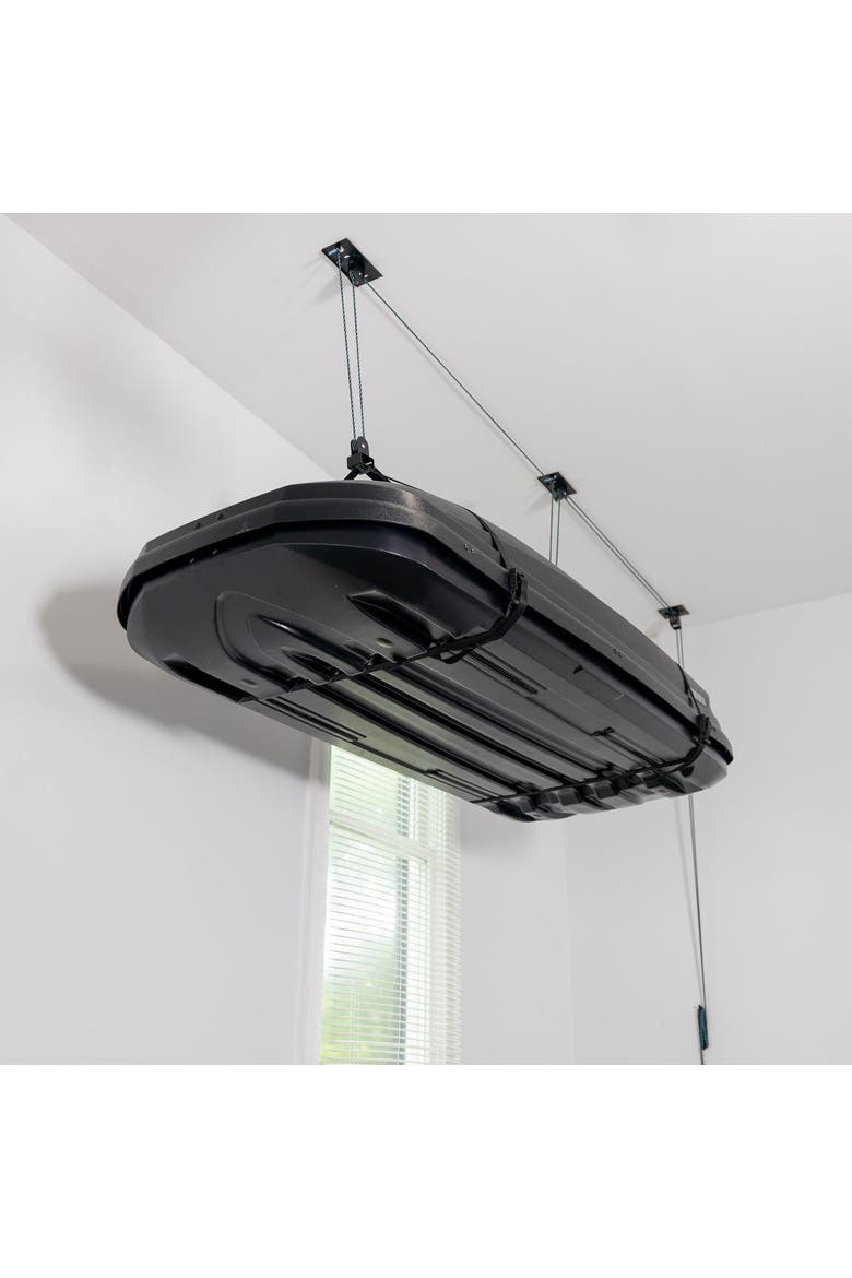 EasyLift Cargo Box Hoist -Holds up to 150 lbs, Alternate, color, Black