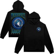 AUTHMADE Men's Authmade Black Minnesota Timberwolves Vintage Metal Premium Heavyweight Pullover Hoodie