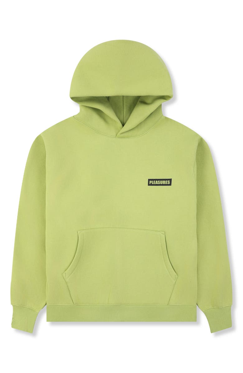 PLEASURES x Boiler Room Workman Oversize Hoodie, Alternate, color, Wasabi