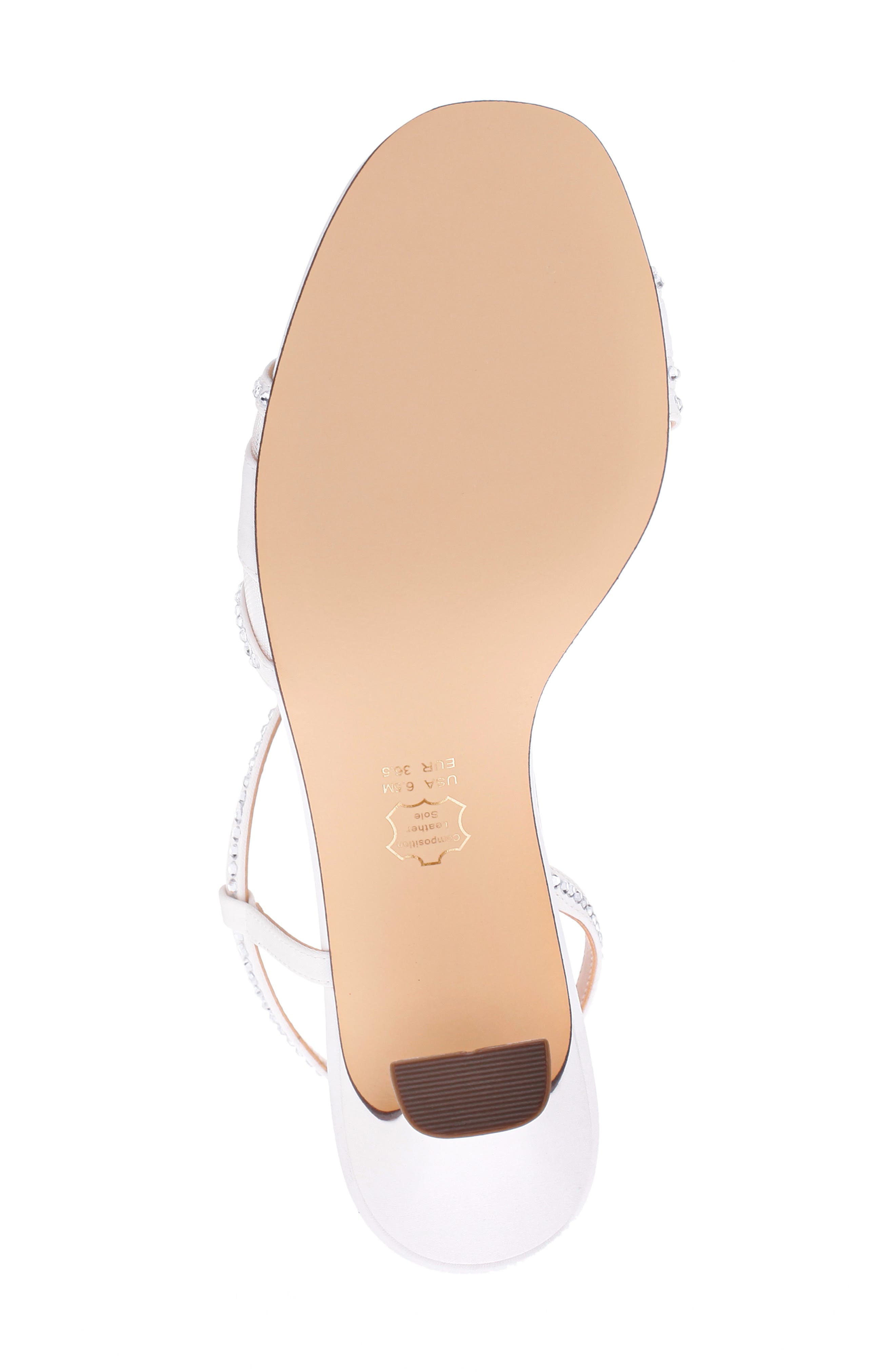 Nina Abbi Slingback Sandal, Alternate, color, Ivory Luster Satin/ Mesh