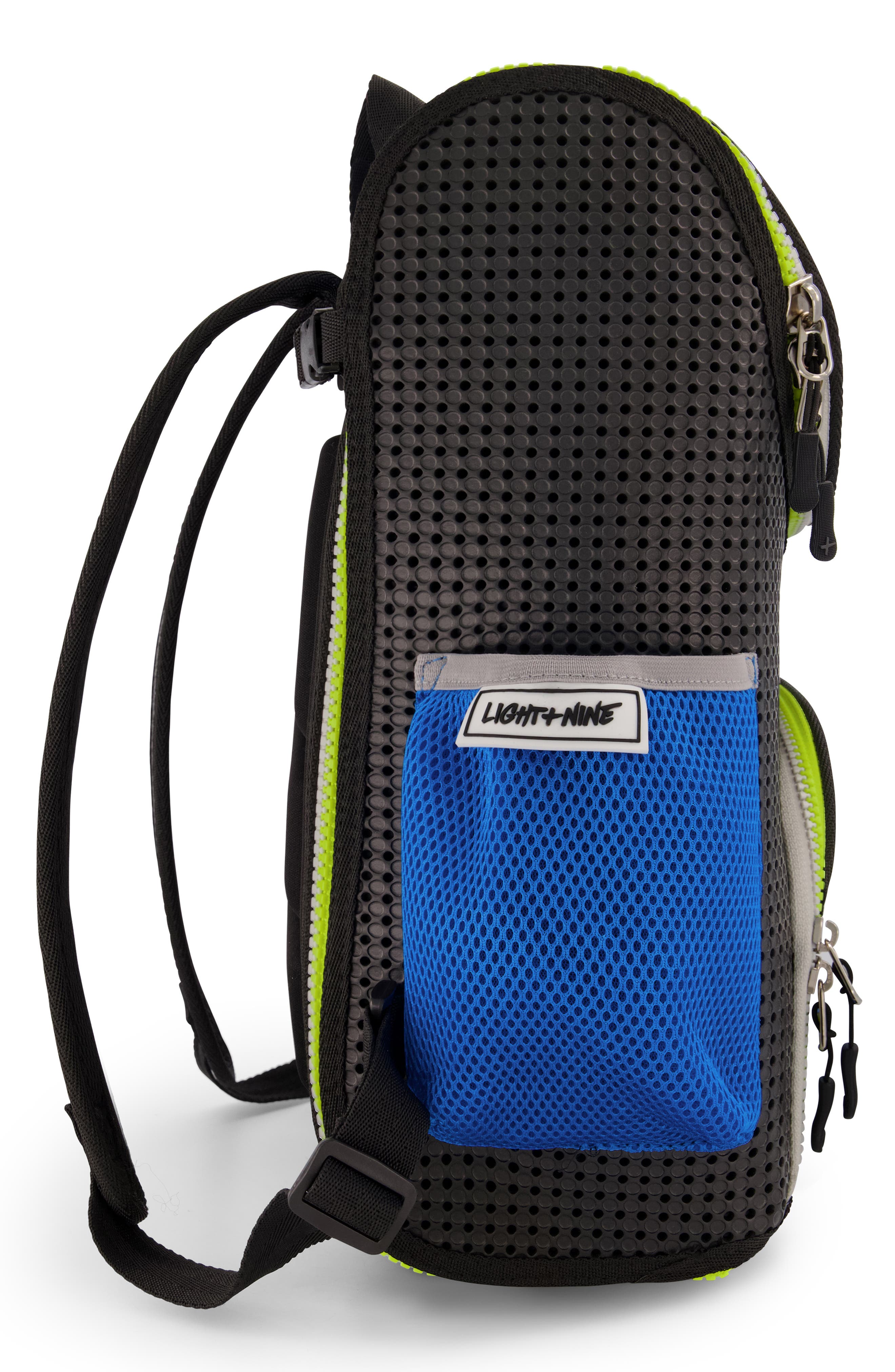 Light+Nine Electric Blue Student Water Resistant Backpack, Alternate, color, 