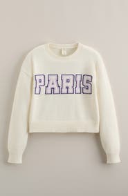 Treasure & Bond Kids' Intarsia Knit Sweater