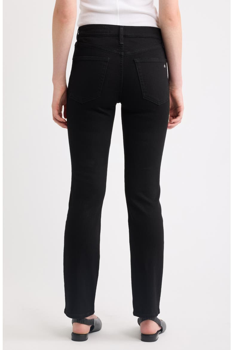 Flexi Wren Mid Rise Slim Jeans, Alternate, color, BLACK
