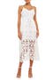Lace Spaghetti Strap Midi Dress