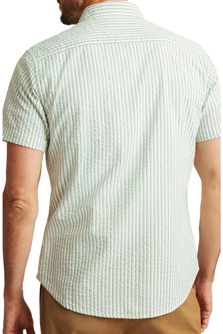 Riviera Seersucker Slim Fit Short Sleeve Button-Up Shirt, Alternate, color, JACQUE STRIPE