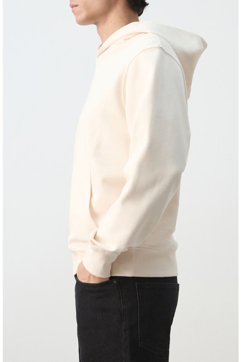 Regular Fit Cotton Fleece Hoodie, Alternate, color, ECRU
