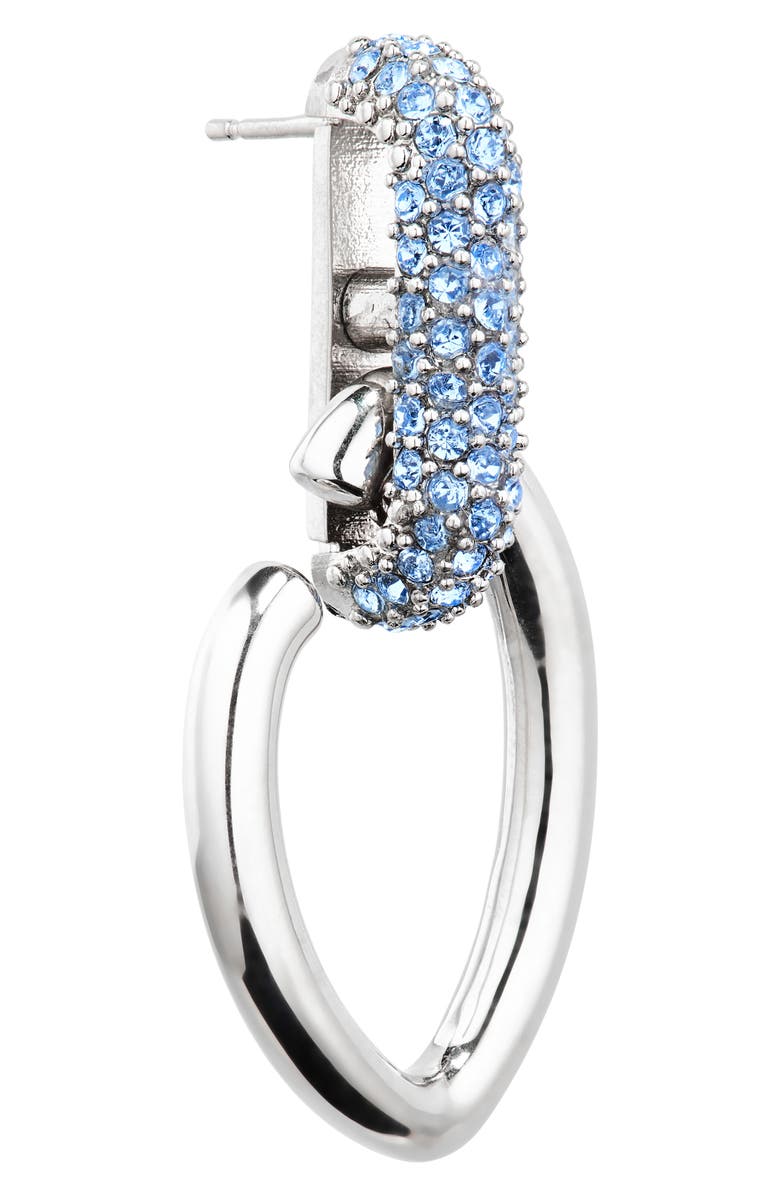 Oscar de la Renta Pavé Crystal Link Drop Earrings, Alternate, color,