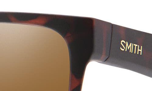 Smith Lowdown Slim 2 55mm Chromapop™ Square Sunglasses In Brown