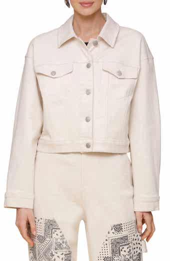 Avec Les Filles Heart Inset Trucker Jacket