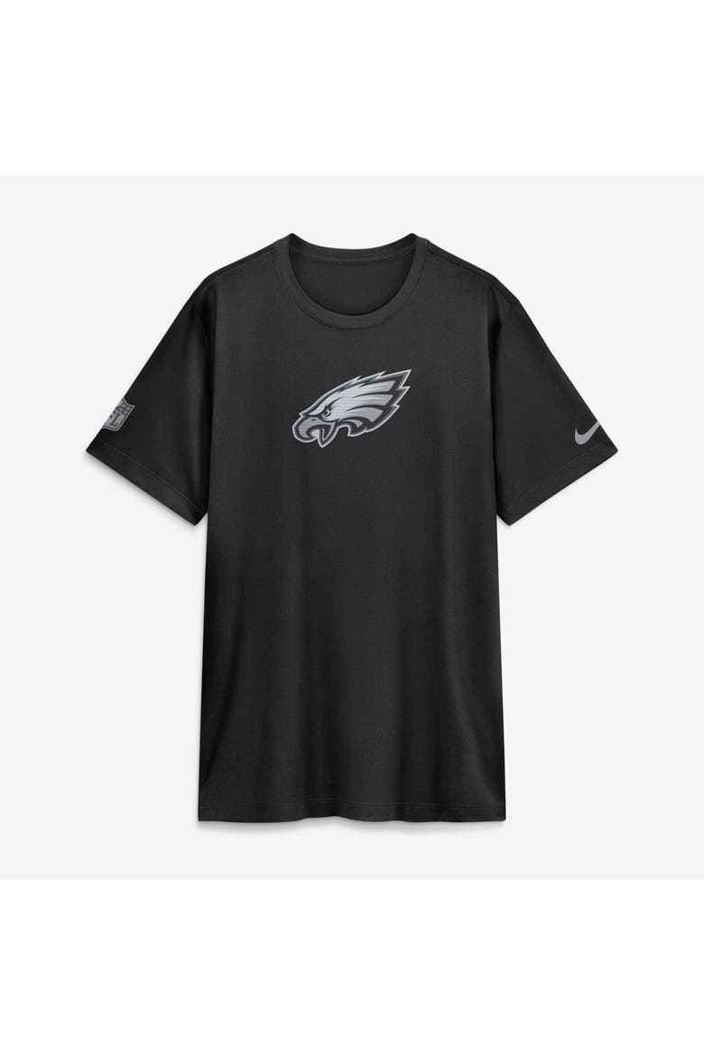 Men's Nike Black Philadelphia Eagles Sideline Lead The Charge Legend Dri-FIT T-Shirt, Alternate, color, Black