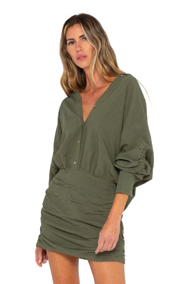 Vivie Dress, Main, color, Olive